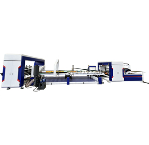 Incollatore per cartelletta automatica nuovo tipo di cartone cartone ondulato cintura alimentatore cartone incollatura macchina - Product Image 2