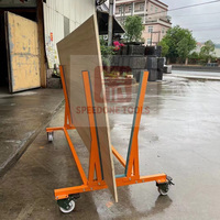 Heavy Duty Iron Demountable Four-Wheel Platform Cart for Marble and Granite A-Frame/Y-Frame OEM Speedone CXYS-LB