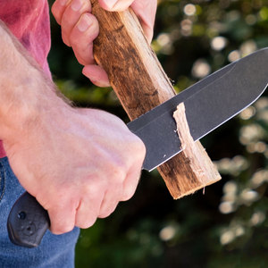 Couteau de chasse à pointe tombante, lame en acier inoxydable, manche en bois, couteau à lame fixe, couteau de survie en plein air, épaisseur de la lame 0,6 mm, couteau de chasse - Product Image 2