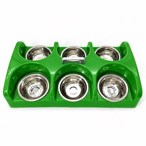 Kit di Avviamento per Cuccioli, Accessori per Animali <span class=keywords><strong>Domestici</strong></span>, Sistema di Alimentazione con 6 Ciotole Multiple per Cuccioli - Product Image 1
