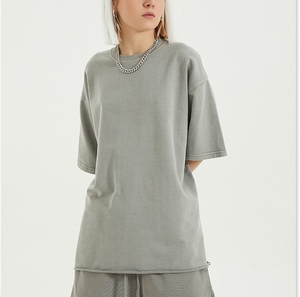 <strong>Pro</strong> <strong>Club</strong> Heavyweight Raw t <strong>Shirts</strong> Bulk Streetwear Tee Tshirt Unisex Cotton Men Vintage Washed Oversized Tshirt - Product Image 4