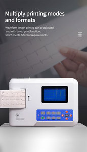 Contec Ecg 300G 3 Leads Channel Ecg Machine Elektrocardiograaf Handheld Ekg Ecg Monitor Draagbaar - Product Image 3
