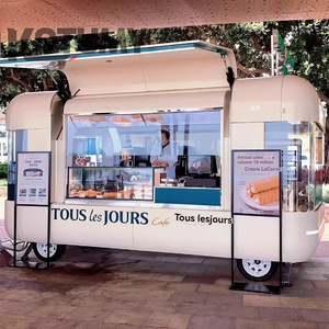 Food Truck, Rimorchio per Caffè e Pizza, Attrezzature da Cucina, Carretto per Snack da Strada - Product Image 3