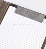 Carpeta de Archivos Personalizada de Piel Sintética PU con Logotipo, Portafolio Corporativo para Organización de Proyectos A4, Portapapeles para Conferencias