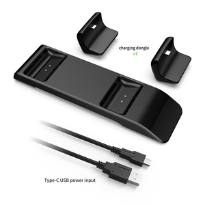 Cargador rápido dual para PS5 Soporte de controlador inalámbrico para <span class=keywords><strong>Sony</strong></span> <span class=keywords><strong>PlayStation</strong></span> <span class=keywords><strong>5</strong></span> Gamepad <span class=keywords><strong>DualSense</strong></span> controlador Base de carga - Product Image 5