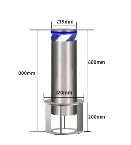 Il paesaggio all'ingrosso forma manualmente rimovibile vialetto residenziale senza <span class=keywords><strong>dissuasori</strong></span> <span class=keywords><strong>di</strong></span> parcheggio con serratura - Product Image 2
