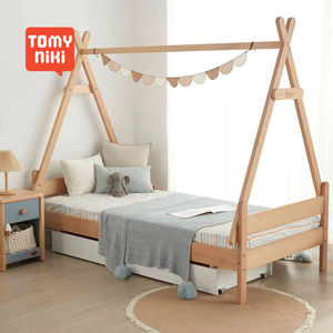 Niños durmiendo de tamaño completo para niños pequeños Treehouse Camas <span class=keywords><strong>Casa</strong></span> de árbol de madera Cama para niños Niños Individual - Product Image 2