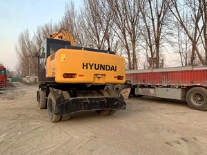 Excavadora Hyundai Usada Fabricada en Corea del Sur, Excavadora de Ruedas Hyundai 210W-7 - Product Image 4