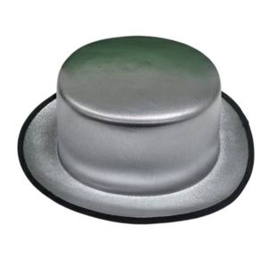 Chapeau haut de forme métallique brillant en gros avec bordure noire en tissu EVA, unisexe adulte, toutes saisons, pour fêtes, spectacles de magie et costumes d'Halloween - Product Image 4