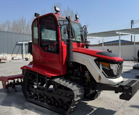 Tracteur agricole à chenilles haute puissance pour le labourage et la remise en état des terres