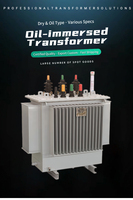 Transformateur de puissance triphasé immergé dans l'huile entièrement scellé en alliage amorphe série SH15 30-2500KVA 3-11KV