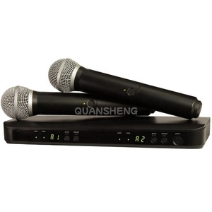 Micrófono Dinámico Profesional Inalámbrico UHF BLX288 BLX4 <span class=keywords><strong>PG58</strong></span> S58 BETA58 con Conector XLR para Uso en Vivo en Escenarios - Product Image 4