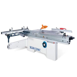 Scie circulaire mobile à table coulissante 45 et 90 degrés pour le travail du bois, idéale pour la découpe de panneaux de mélamine - À vendre - Product Image 1