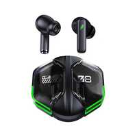 Écouteurs de jeu à design exclusif, transducteur 13 mm, 45H, Traduction IA, AB5756T V6.0, TWS, Affichage numérique sans fil, IPX4, pour Gaming, Voyage et Sport