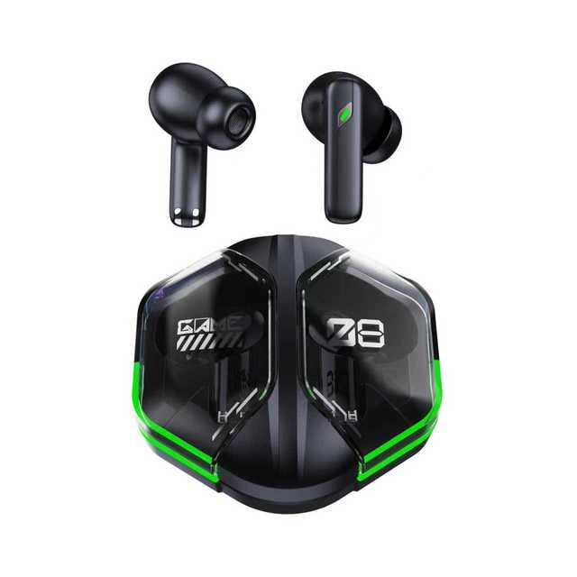 Private Mold Gaming Earbuds 13mm Driver 45H AI Translation AB5756T V6.0 TWS Wireless Digital Display IPX4 Gaming Travel Sport
