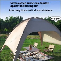 Grand dôme étanche à l'eau tente à baldaquin ensemble complet équipement de cour extérieure Portable Camping pique-nique Protection solaire