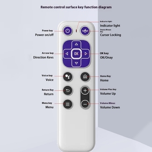 Hot bán 2.4 Gam không dây BT có thể sạc lại Mini Bàn phím T6 chức năng giọng nói Air Chuột TV box sử dụng IR học tập Microphone từ xa - Product Image 6