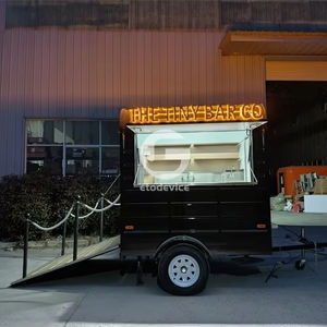 Chariots à nourriture et camions à café mobiles entièrement équipés Remorques à nourriture pour chevaux en aluminium et en fibre de verre Remorques concessionnaires pour snacks - Product Image 1