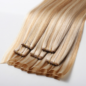 <span class=keywords><strong>2025</strong></span> Mới Đến Chất Lượng Hàng Đầu Ánh Sáng Mềm Mại Đôi Rút Ra Thiên Tài Sợi Ngang Nga Phần Mở Rộng Tóc 100G Siêu Mỏng Tóc Sợi Ngang Tóc Con Người - Product Image 5