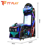 Machine de tir d'arcade 4D Alien avec pistolet laser en métal et bois pour divertissement intérieur, avec WiFi