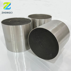 Euro <span class=keywords><strong>2</strong></span> 3 4 5 OEM Universal Monolith potongan konverter katalis untuk mobil mobil sistem pembuangan pipa baja tahan karat untuk r15 v3 - Product Image 4