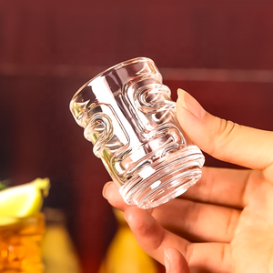 Verres à liqueur empilables mignons transparents de 1.5oz pour les tasses en verre Mini Tiki de gobelet de fête d'anniversaire - Product Image 1