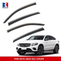 Coche Viseras para 2016-2022 MERCEDES-BENZ coche Deflector de viento ventana viseras lluvia guardias puerta viseras