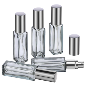 Botellas de Perfume Vacías de Alta Calidad de 15 ml, Diseño Personalizado, Botella de Perfume Cuadrada de Vidrio de Lujo, Impresión de Pantalla, Logotipo Personalizado - Product Image 1