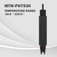 Chemins Industrial Online Digital RS485 Elektroda Laboratorium Sensor pH Meter Probe Merek MTW OEM/ODM IP68 Akurasi 0.1pH