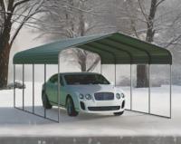 Abri d'auto en métal moderne personnalisable Garage toit métallique régulier extérieur camping-car chaleur Abri d'auto de stationnement en polycarbonate Abri d'auto en aluminium