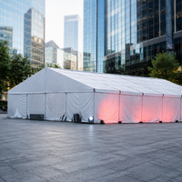 Tente de réception en PVC et alliage d'aluminium 20x20m 20x30m 30x30m pour événements, mariages et présentations extérieures