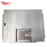 Monitor PC 10 Inci Bersertifikat CE,RoHs,FCC, DV 12V, Monitor LCD/LED 10 Inci Bingkai Terbuka Logam, Layar LCD Pos