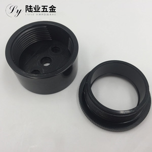 Pieds réglables en plastique ABS Luye Hardware 50x30, base ronde noire antidérapante pour canapé, armoire, table basse - Product Image 3