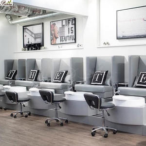 Kustom untuk menjual mewah takhta peralatan Spa whirlpool <span class=keywords><strong>Footbath</strong></span> Sofa pedikur stasiun Spa - Product Image 3