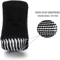 JR-058 Top Quality Cotton Non-slip Grip Sock Breathable Solid Color Toddler Ankle Baby Socks Unisex