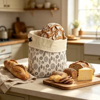 Lot de 2 sacs réutilisables pour pain au levain de qualité alimentaire 13*17 pour pain fait maison