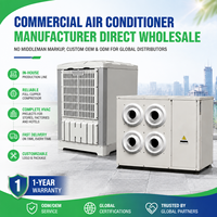 AC VRF EasyFit 8~24HP Full DC Inverter EVI Heat Pump Multi Split Central Air Conditioning untuk Kantor, Villa, Hotel