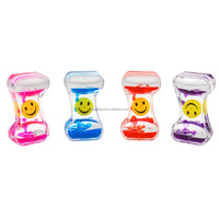 Jouet anti-stress et de décompression en plastique acrylique, minuteur liquide à couleurs personnalisées, taille 60*20*35mm, vente en gros d'usine, cadeau
