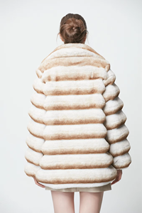 Designer personalizzato qualsiasi stile di Design campione <span class=keywords><strong>pelliccia</strong></span> marrone <span class=keywords><strong>cappotto</strong></span> di <span class=keywords><strong>pelliccia</strong></span> <span class=keywords><strong>con</strong></span> buoni uomini - Product Image 4