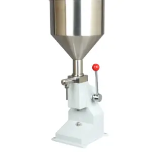 A-03 manual type paste and liquid both filling machine for honey toothpaste juice gel shampoo hand washing filling
