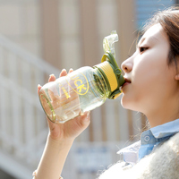 Bouteille d'eau en PC anti-fuite à visser, sans BPA, écologique, pour enfants, sport en plein air, réutilisable, usage quotidien