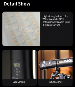 Excellent tube lumineux <span class=keywords><strong>NEEWER</strong></span> GCA30C <span class=keywords><strong>RGB</strong></span> 30W 90CM pour photographie de portrait et diffusion en direct, 2700K-6500K, bâton lumineux en TPU - Product Image 5