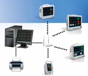 Harga Pabrik Murah Monitor Tanda Vital Pasien Portabel 12.1 inci dengan Stand Opsional Pemantauan Pasien Medis 6 Parameter - Product Image 2