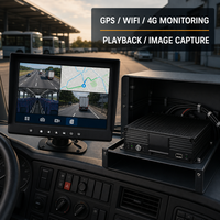 Système de caméra universel pour véhicule 4-8 canaux ADAS 1080P étanche IP68 avec moniteur 7/9 pouces et prise en charge du stationnement en marche arrière pour voitures et camions