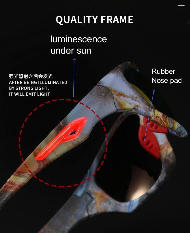 Designer Brands Oakly HD UV400 Printed Polarized Fashion Goggles Driving Fishing Cycling Sports Sunglasses for Men Women