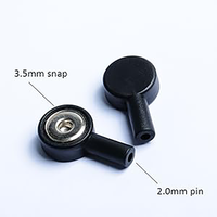 Adaptateurs de connexion à broches pour câbles TENS, adaptateurs de fils de 2 mm à connecteurs à pression de 3,5 mm/3,9 mm