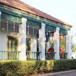 Reflectores Espirales Plateados de Mylar para Ahuyentar Aves, Disuasivos Colgantes para Jardín, Protegen Contra Picadores - Product Image 3