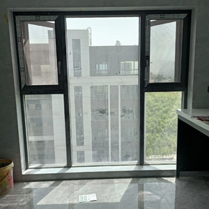 フランスの開き窓スクリーン付き開き窓アルミニウム開き窓 - Product Image 1