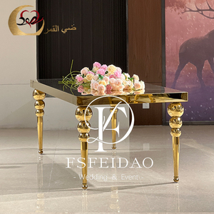 Mesa de Comedor de Lujo de Estilo Italiano Moderno, de Acero Inoxidable Dorado, Personalizada, para Uso en el Hogar y Hoteles, Muebles de Comedor - Product Image 5