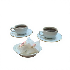 UO Art Premium Custom Wood and Enamel <b>Serving</b> <b>Tray</b> with Decorative Persian Pattern <b>Gold</b> Metal Handles Rectangular <b>Serving</b> Trayv - Product Image 2